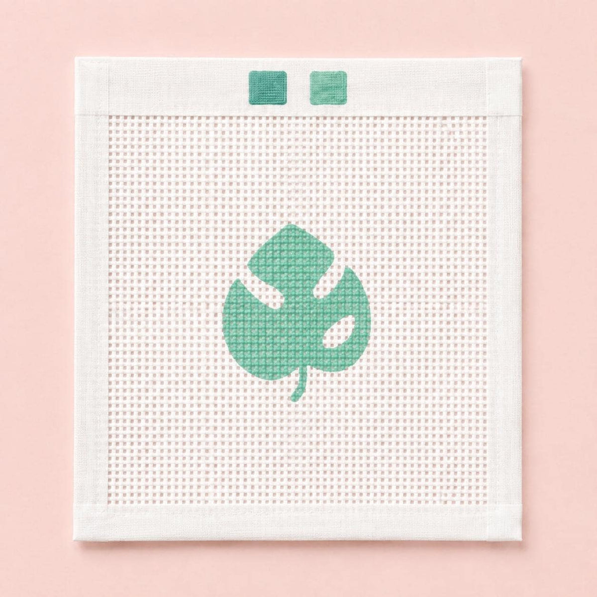 Beginner Botanical Needlepoint Canvas, 13 Mesh Mini Floral Design, Pick Your Own Set of 3 or 6